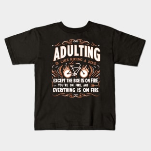 Adulting Sucks Kids T-Shirt